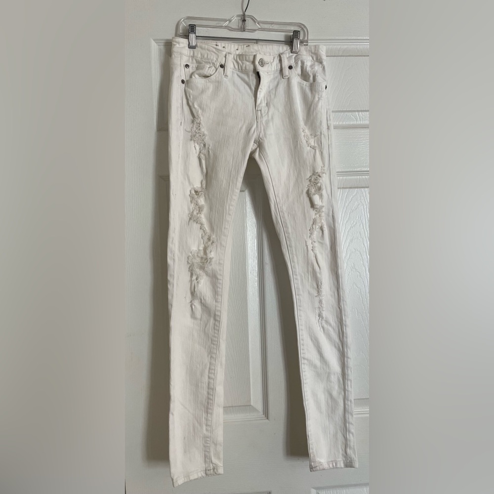 Ralph Lauren Denim & Supply Ripped Skinny Jeans